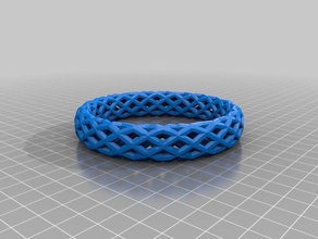 bracelet triangle de la mode personnalisé 3d print model - Mito3D