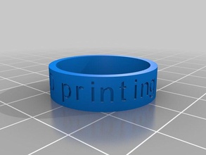 showcase ring rings customized 3d print model - Mito3D