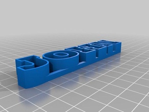 my customized text storage john sculptures 3d print model - Mito3D