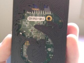 shadowrun arrimo raspberry pi caso eletrônica 3d print model - Mito3D