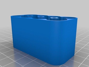 my customized battery case magnetic 4x4 alto 30 containers 3d print model - Mito3D