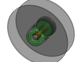 - magnetische Befestigung-spool-Halter 3d Drucker Zubehör filamentchallenge filament spool holder spool-Halter 3d print model - Mito3D