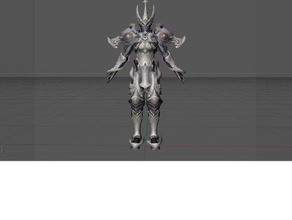 guardian deity general trasformation aion elios model orignal game tower eternity creatures 3dmodel elyos fixed ready print 3d print model - Mito3D
