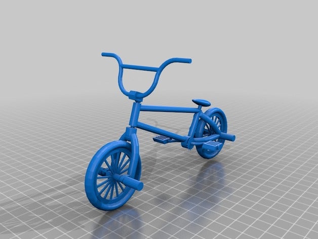 bmx bike 3d printing miniature peg 3D print model - Mito3D