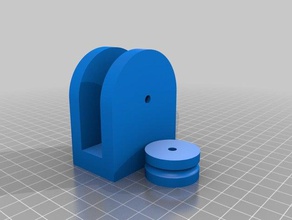 meu personalizados paramétrico montagem de polia ferramentas manuais personalizado 3d print model - Mito3D