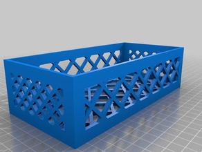 kitchen drawer 2 containers customized 3d print model - Mito3D