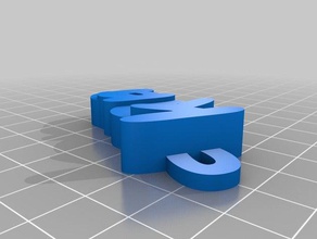 özelleştirilmiş iamburny benim metin - isim Anahtarlık keyfob kara organizasyon 3d print model - Mito3D