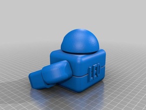 maker faire robô nome personalizado crianças brinquedos & games o brinquedo 3d print model - Mito3D