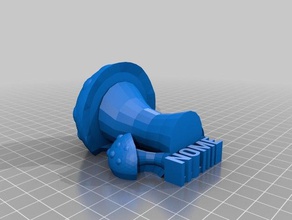fungo penna del foro magnete strumenti 3d print model - Mito3D