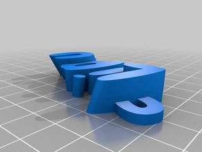 lilou keychain organization customized 3d print model - Mito3D