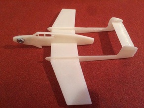 saab 21r slingshot airoplane sport & outdoors 3d print model - Mito3D