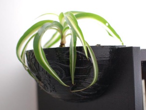 étagère à plantes en pot décor de la fleur l'usine 3d print model - Mito3D