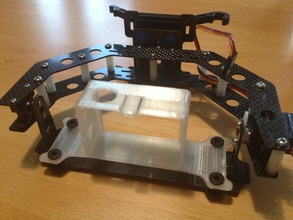 Görüntüler 3 bumblebee quadrocopter gimbal monte edin kamera gopro3 hero3 3d print model - Mito3D
