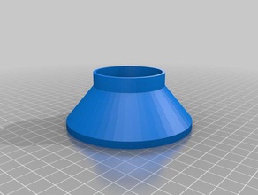 my customized funnel pancake mix - 95mm opening 53mm tools 3d print model - Mito3D