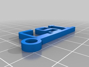 csi keychain keychains customized 3d print model - Mito3D