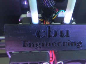 replicator 2x tube holder 3d printer accessories printing cbu dual extrusion extruder filiment 3d print model - Mito3D