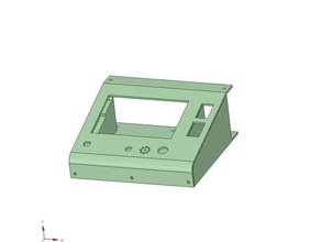 kossel delta 3d yazıcı tam grafik akıllı kumanda kutusu reprapdiscount parçaları kontrol 3d print model - Mito3D