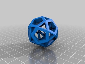 konvexe Polyeder Mathe-Kunst kundengebundene 3d print model - Mito3D