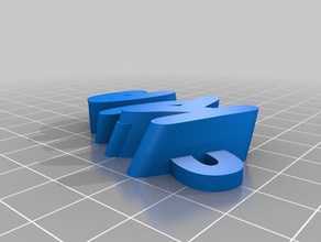 kyla - nome keyfob portachiavi organizzazione su misura 3d print model - Mito3D