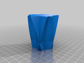 aug24 star vase 1 containers customized 3d print model - Mito3D