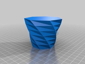 simplepolyvase aug24 containers customized 3d print model - Mito3D