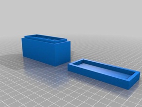 meine angepasste parametrische stapelbar ammo box Deckel sport & im freien kundengebundene 3d print model - Mito3D