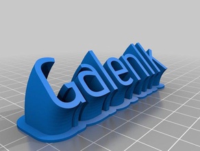 galenlk office personalizado 3d print model - Mito3D