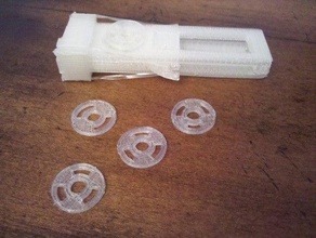 open-source-Disk-shooter andere osds - Spielzeug Spielzeug-Gewehr openscad pewpew snapfit 3d print model - Mito3D