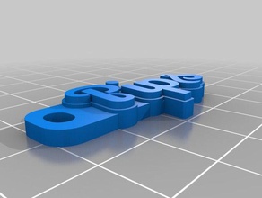 key ring pip's organization customized 3d print model - Mito3D
