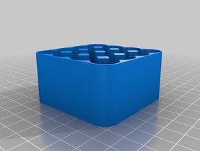 meu personalizadas a caixa de bateria magnética recipientes personalizado 3d print model - Mito3D