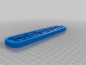 my customized key luggage anything else tag household 3d print model - Mito3D