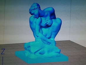 crouching girl scans & replicas 3d print model - Mito3D