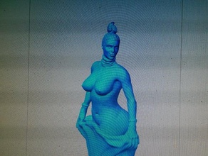 kim kardashian Skulpturen 3d print model - Mito3D