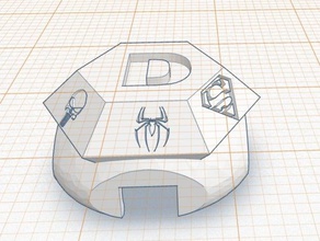 xbox one controller joystick-Verlängerung video-Spiele batman flash ironman punisher spiderman superman 3d print model - Mito3D