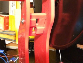 rostock max v2 ding-a-ling dual spool holder 3d printer parts sux upgrayde 3d print model - Mito3D