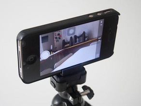 iphone4 holder flexible mini tripod mobile phone iphone 4 4s silvercrest cam camera mount 3d print model - Mito3D