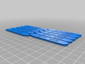 book club bookmark accessories customized 3d print model - Mito3D