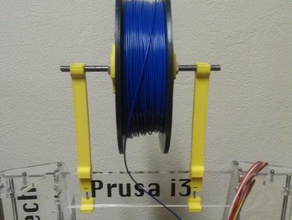 folgertech prusa i3 filament spool mount 6mm frame 3d printer accessories holder folger tech technologies 3d print model - Mito3D