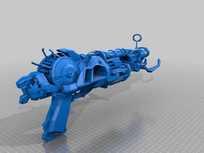 ray gun mark ii 3d-drucken cod raygun zombies 3d print model - Mito3D