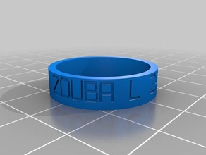 125 les anneaux personnalisé 3d print model - Mito3D