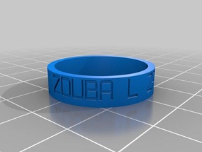 135 rings customized 3d print model - Mito3D