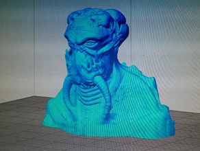 baneling head sculptures 3d print model - Mito3D