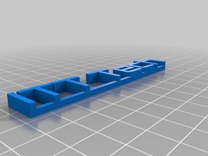 itt tech 3d name plate sculptures customized 3d print model - Mito3D