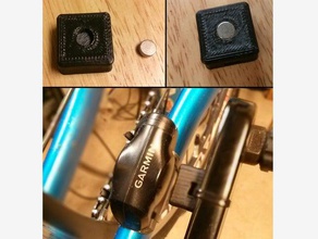 crank arm cadence magnet parametric replacement parts bike mount customizer garmin 3d print model - Mito3D