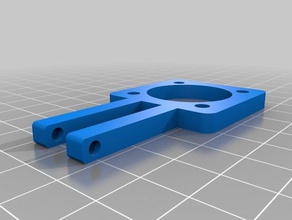 einfach fan Halter 30 mm 3d Drucker Zubehör prusa i3 rework 3d print model - Mito3D