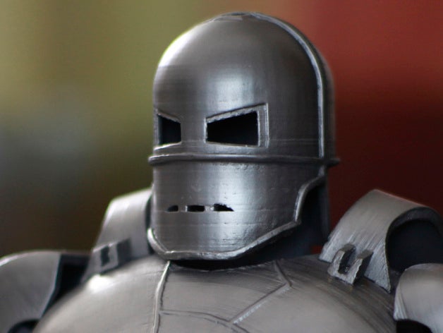 1head iron man mark 1 model robots head iron-man ironman 3D print model - Mito3D