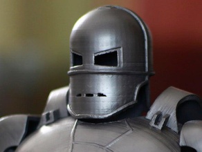 1tête d'iron man mark 1 modèle de robots tête iron-man ironman l'homme fer 3d print model - Mito3D