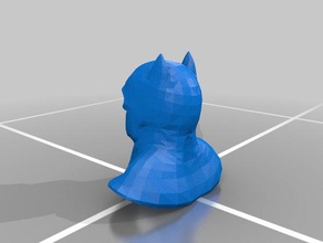 batman cowl costume 3d print model - Mito3D
