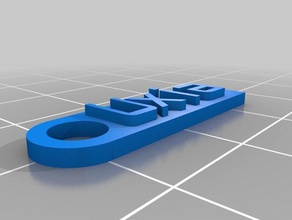 ll letras 3 uxia 6 25 15 825 y organización personalizado 3d print model - Mito3D