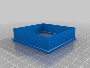 my customized square cookie cutter kitchen & dining 3d print model - Mito3D